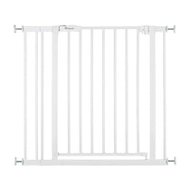 Hauck Open N Stop 2 Set With 9cm Extension Practical Manually Locking Baby Safety Gate Set 84-89cm - White
