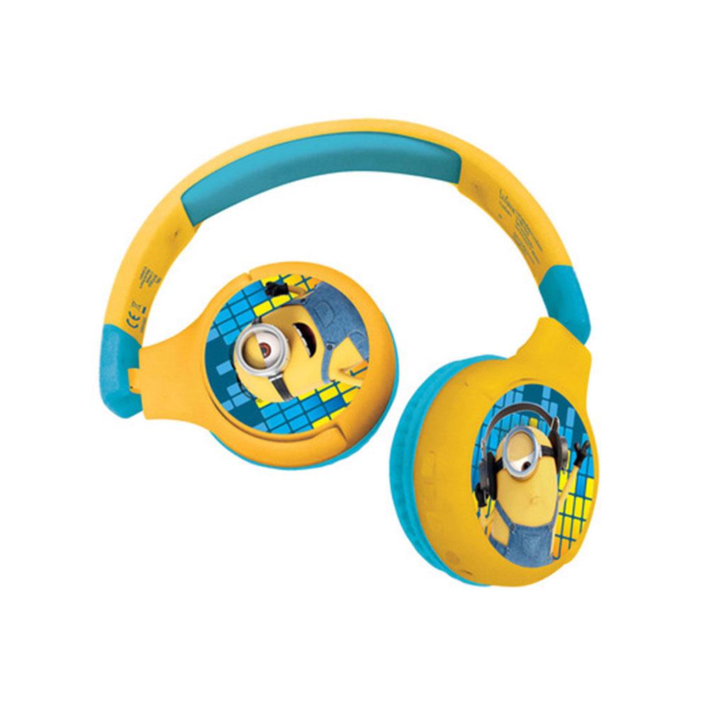 Lexibook Despicable Me Minions Bluetooth & Wired Foldable Kids Headphones - Yellow Main image
