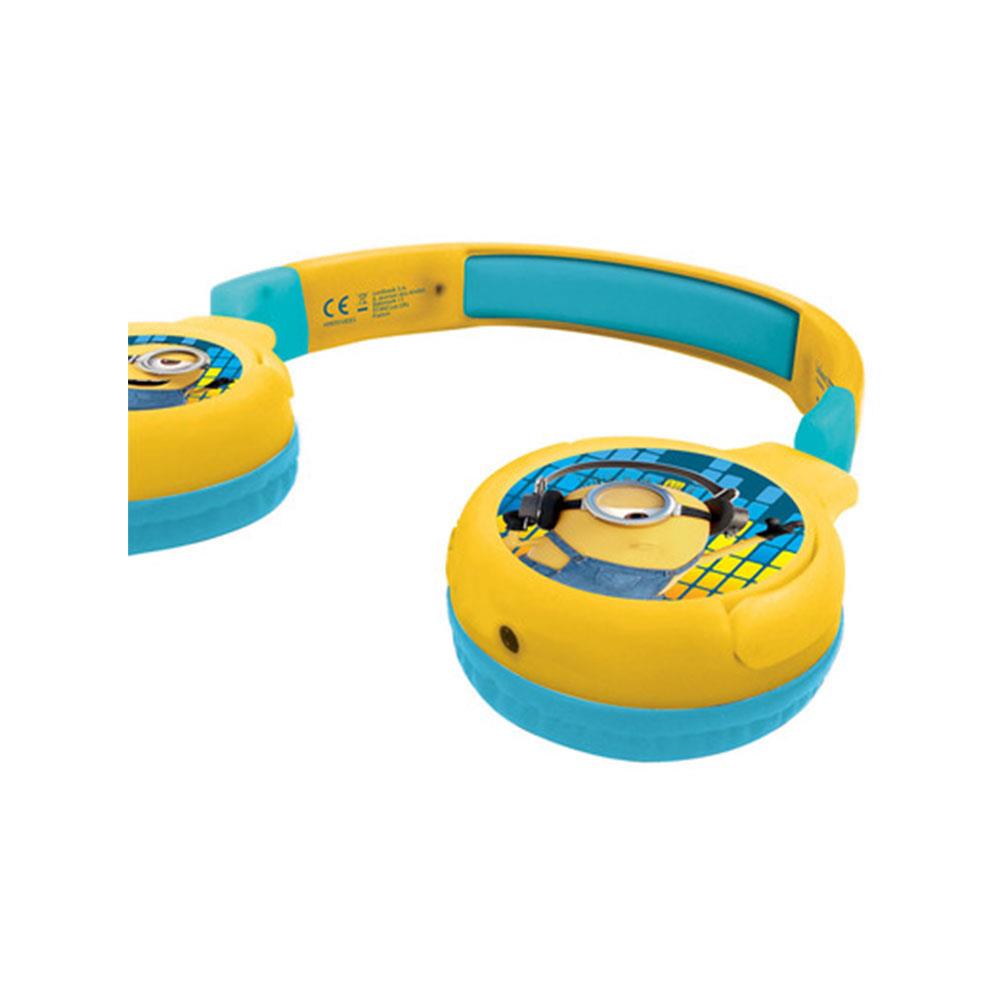 Lexibook Despicable Me Minions Bluetooth & Wired Foldable Kids Headphones - Yellow Secondary image