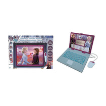 Lexibook Disney Frozen II Bilingual Educational Laptop With 124 Activites - Blue/Purple