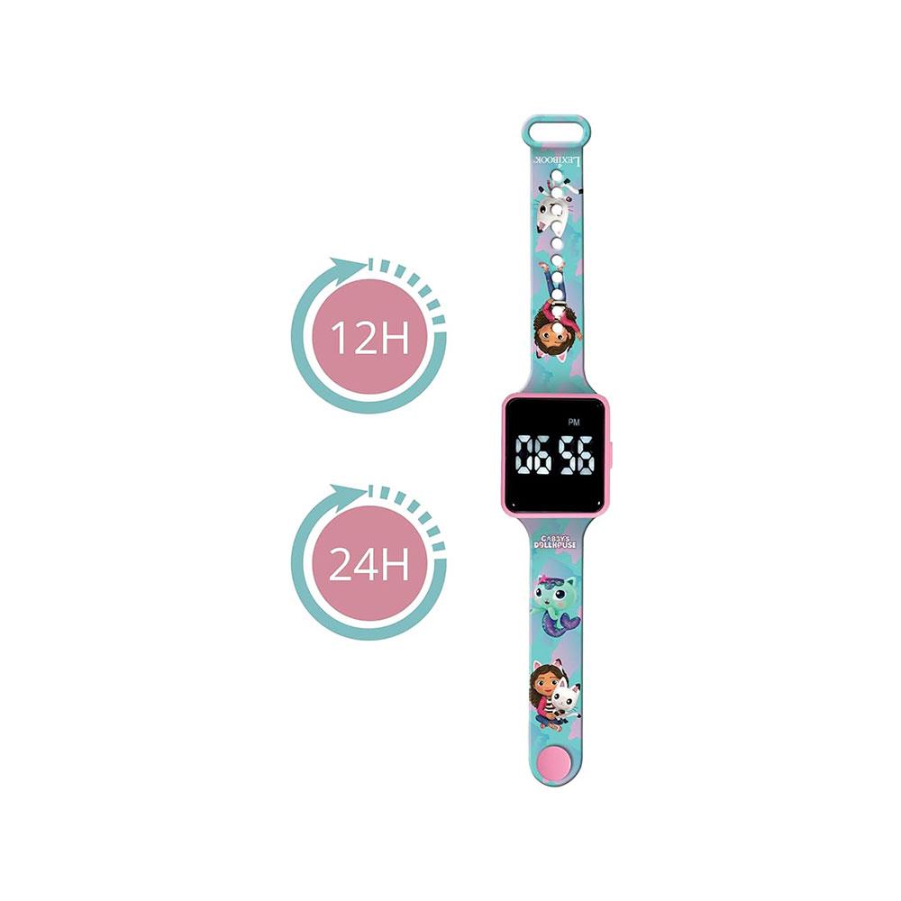 Lexibook Gabby's Dollhouse LED Digital Kids Watch - Multicolour Secondary image