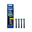 Oral-B Pro Cross Action Electric Toothbrush Head X-Shape & Angled Bristles Pack of 4 - Black