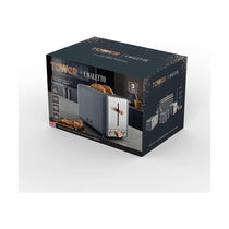 Tower Cavaletto 2 Slice Toaster Stainless Steel 850W - Grey & Rose Gold