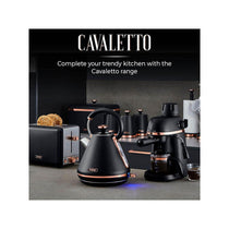 Tower Cavaletto Slow Cooker 3.5 Litre With 3 Heat Settings Removable Pot & Cool Touch Handles - Black & Rose Gold