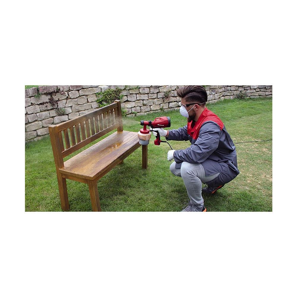 Einhell TC-SY 400 P Electric Paint Sprayer For Fences & Decking 400W 800ml - Black/Red