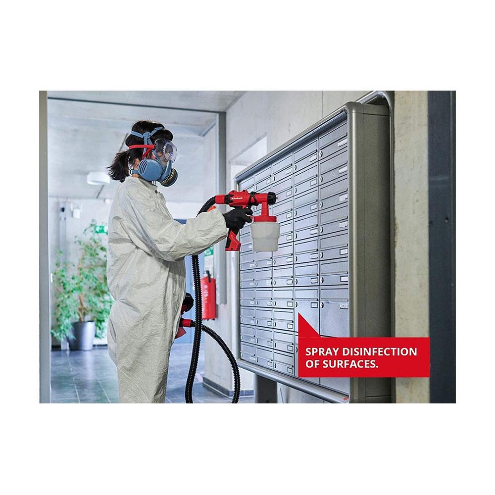 Einhell TC-SY 400 P Electric Paint Sprayer For Fences & Decking 400W 800ml - Black/Red