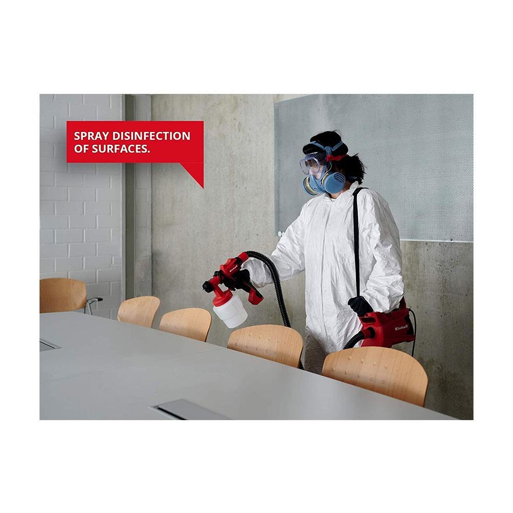 Einhell TC-SY 400 P Electric Paint Sprayer For Fences & Decking 400W 800ml - Black/Red