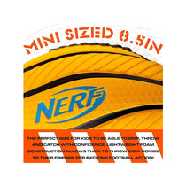 Nerf Spiral Grip Foam American Football For Kids Ball Size 8.5 Inch - Assorted Colour