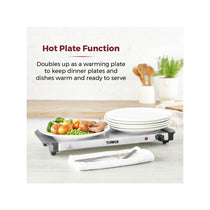 Tower Buffet Server 3 x 1.5 Litre Stainless Steel 200W - Silver