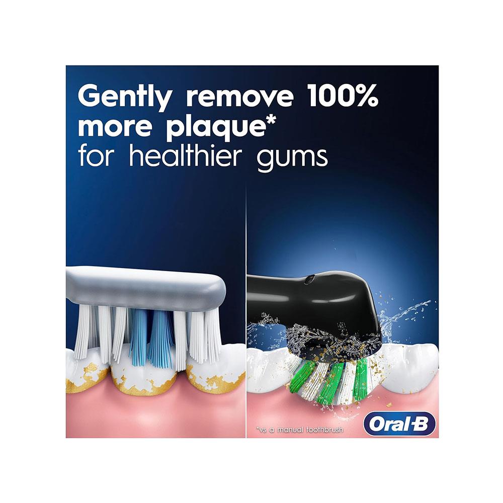Oral-B Pro 3 3500 Electric Toothbrushes 1 Tooth Brush Head 3 Modes Travel Case - Black Secondary image