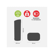 Morphy Richards Chroma Square Sensor Kitchen Bin With Infrared Motion Technology 42 Litre - Stainless Steel