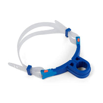 Speedo Centre Snorkel Swimming Snorkel Training Aids - Blue Flame/Pool Blue/Fluo Tangerine