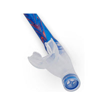 Speedo Centre Snorkel Swimming Snorkel Training Aids - Blue Flame/Pool Blue/Fluo Tangerine