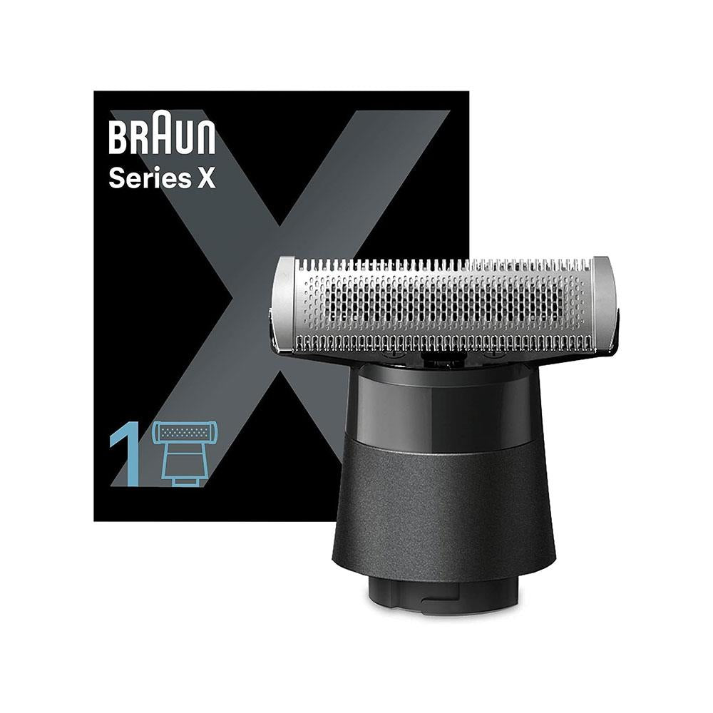 Braun Series X Replacement Blade 4D-Blade With Two-Way Comb & Flex Head - Black