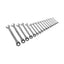 Sealey Ratchet Combination Spanner Set 8 - 32mm - 17 Piece