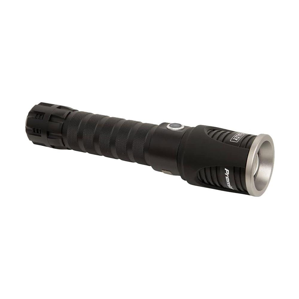 Sealey Rechargeable Aluminium Torch With Adjustable Focus 10W SMD LED - Black Main image
