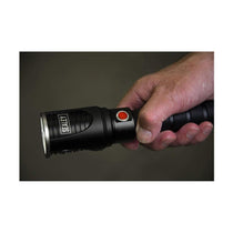 Sealey Rechargeable Aluminium Torch With Adjustable Focus 10W SMD LED - Black