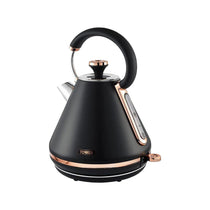 Tower Cavaletto Pyramid Electric Kettle 3000W 1.7 Litre - Black & Rose Gold