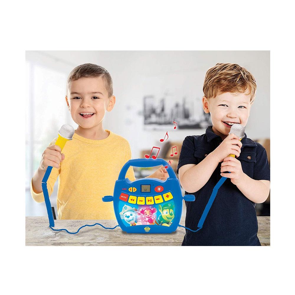 Lexibook Paw Patrol Light Bluetooth Speaker With Mics & Rechargeable Battery - Blue