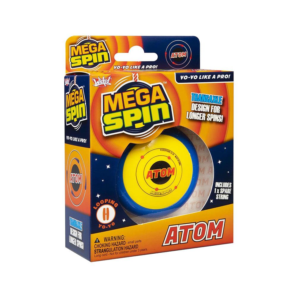 Wicked Mega Spin Atom Yo-Yo Perfect Entry Level Yo-Yo For Beginners - Red/Yellow Or Blue/Yellow Main image
