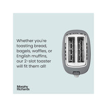 Morphy Richards Hive 2 Slice Toaster 850W - Grey