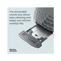 Morphy Richards Hive 2 Slice Toaster 850W - Grey