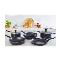 Tefal Start'Easy Triangle Frying Pan 26cm Non-Stick Coating Thermo Signal - Black