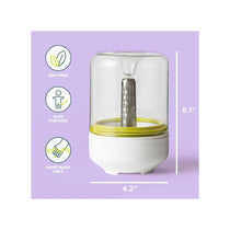Chef'n Countertop Sprouter Growing Kit Glass Jar In Gift Box - White