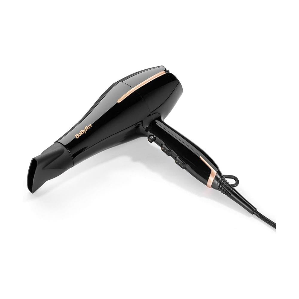 BaByliss Salon Pro Ionic Hair Dryer 2200W 2 Speed & 3 Heat Setting - Black