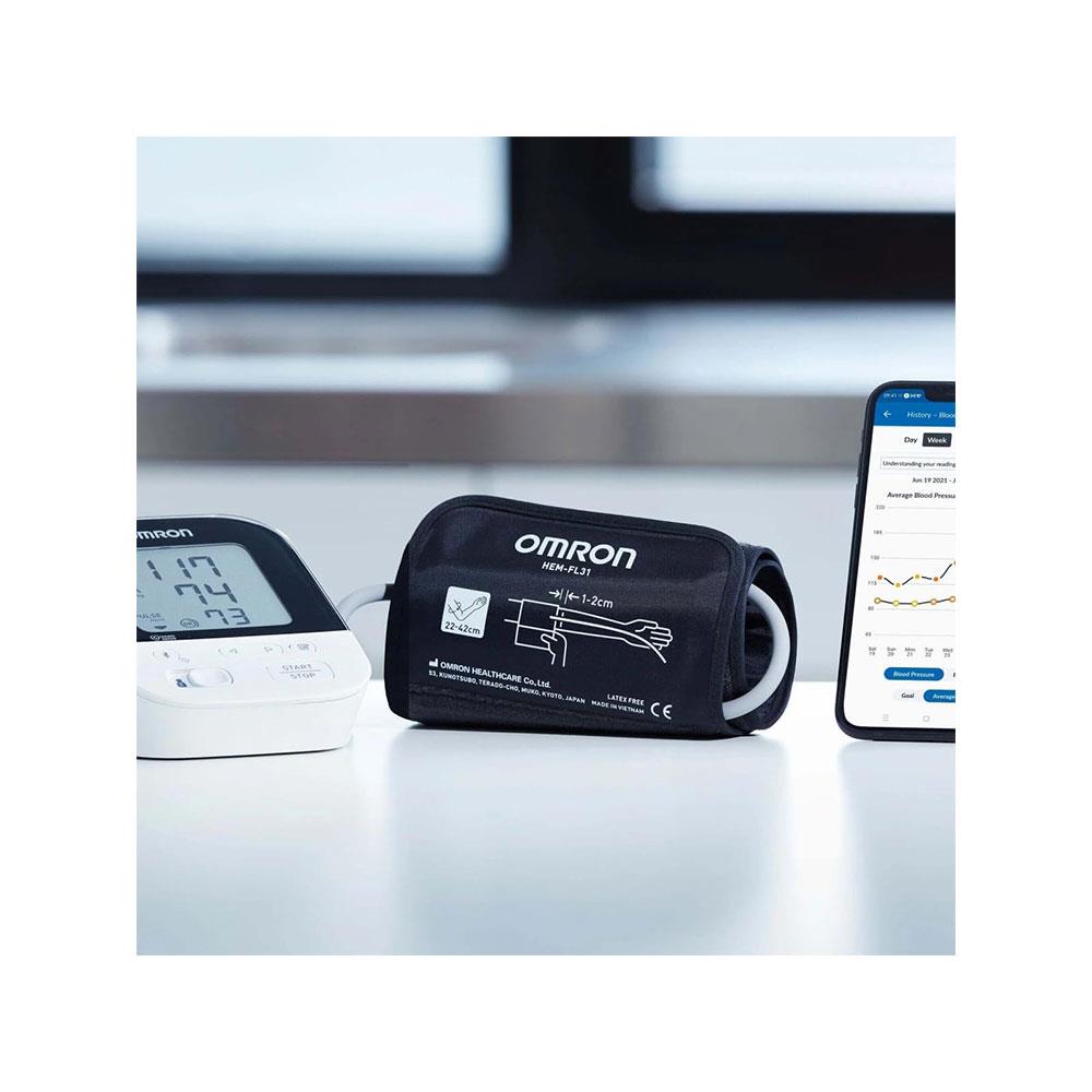 Omron M4 Intelli IT Automatic Upper Arm Blood Pressure Monitor - White