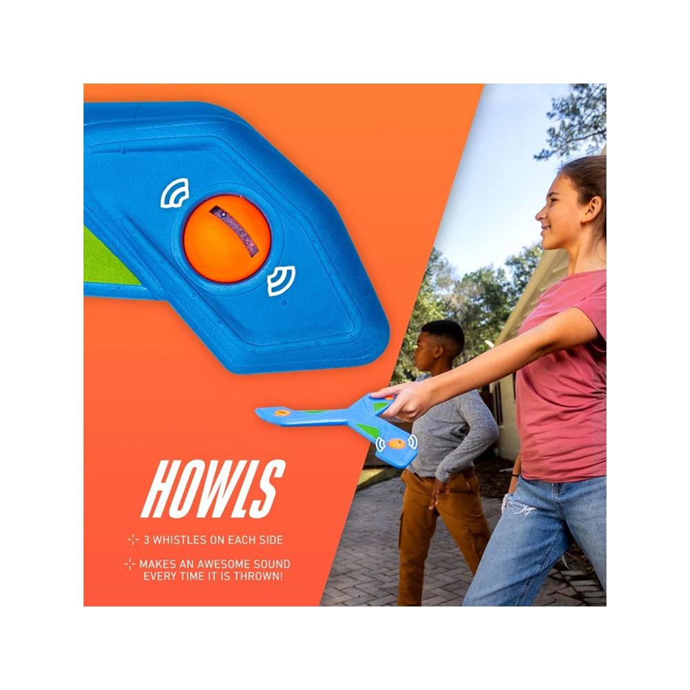 Nerf Slingerang Soft Foam Boomerang For Kids & Adults Outdoor Play Game - Multicolour