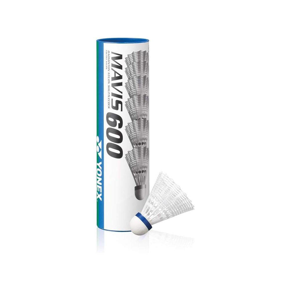 Yonex Mavis 600 Shuttles Tube of 6 - White