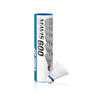 Yonex Mavis 600 Shuttles Tube of 6 - White