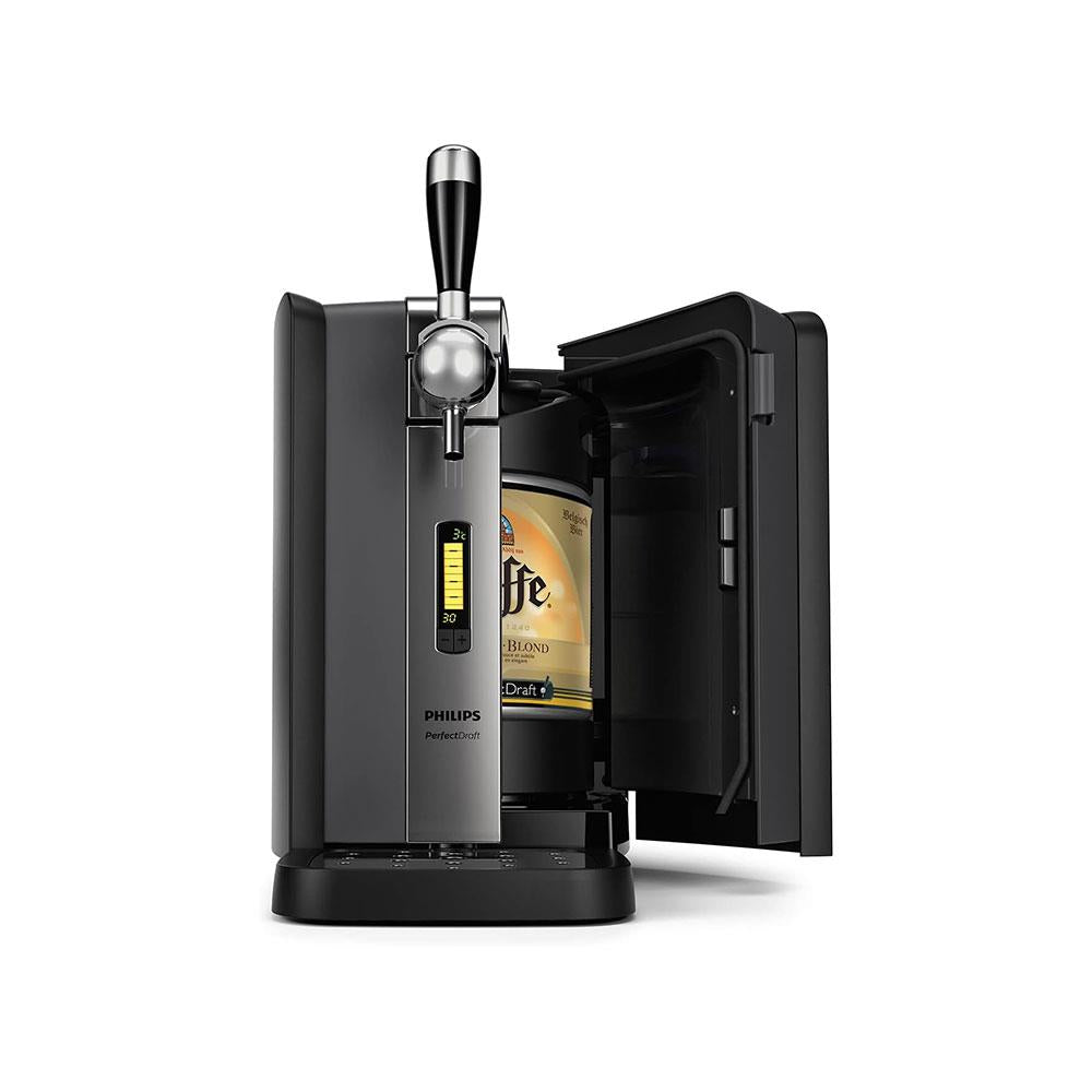Philips Series 7000 Perfect Draft Home Draft Beer Machine 70W 6 Litres Metal Keg - Black