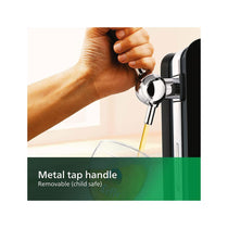 Philips Series 7000 Perfect Draft Home Draft Beer Machine 70W 6 Litres Metal Keg - Black