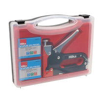 Hilka Tools 3 In 1 Staple Gun Kit With 600 Staples - Red