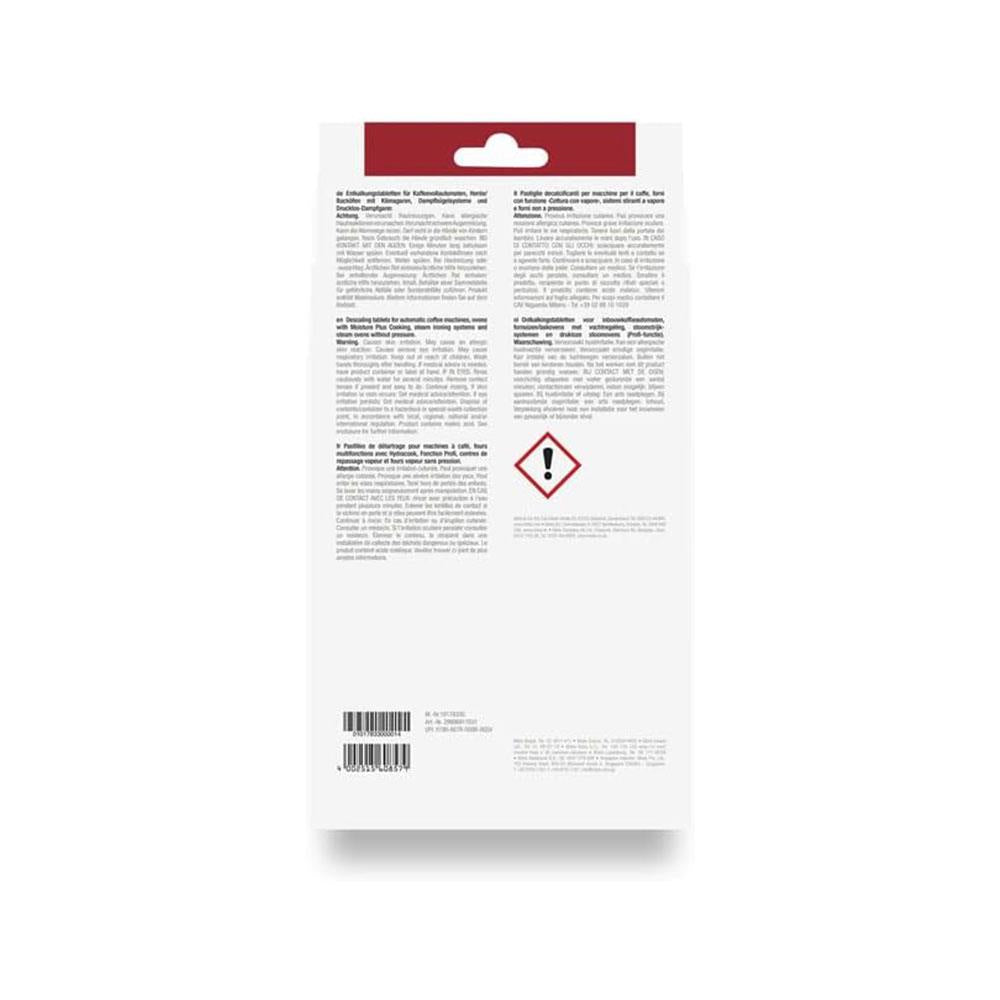 Miele 6 Coffee Machine Descaling Tablets - White