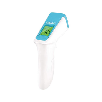 Homedics Non-Contact Infrared Body Thermometer Digital LCD Display Instant Measurement - Green/Yellow/Red
