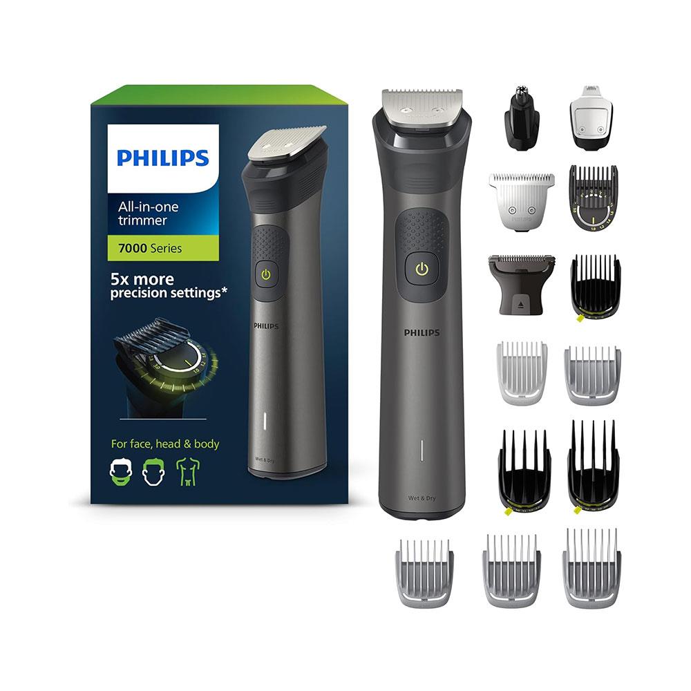 Philips Series 7000 15-In-1 Multi Grooming Trimmer & Hair Clipper Kit - Brushed Chrome