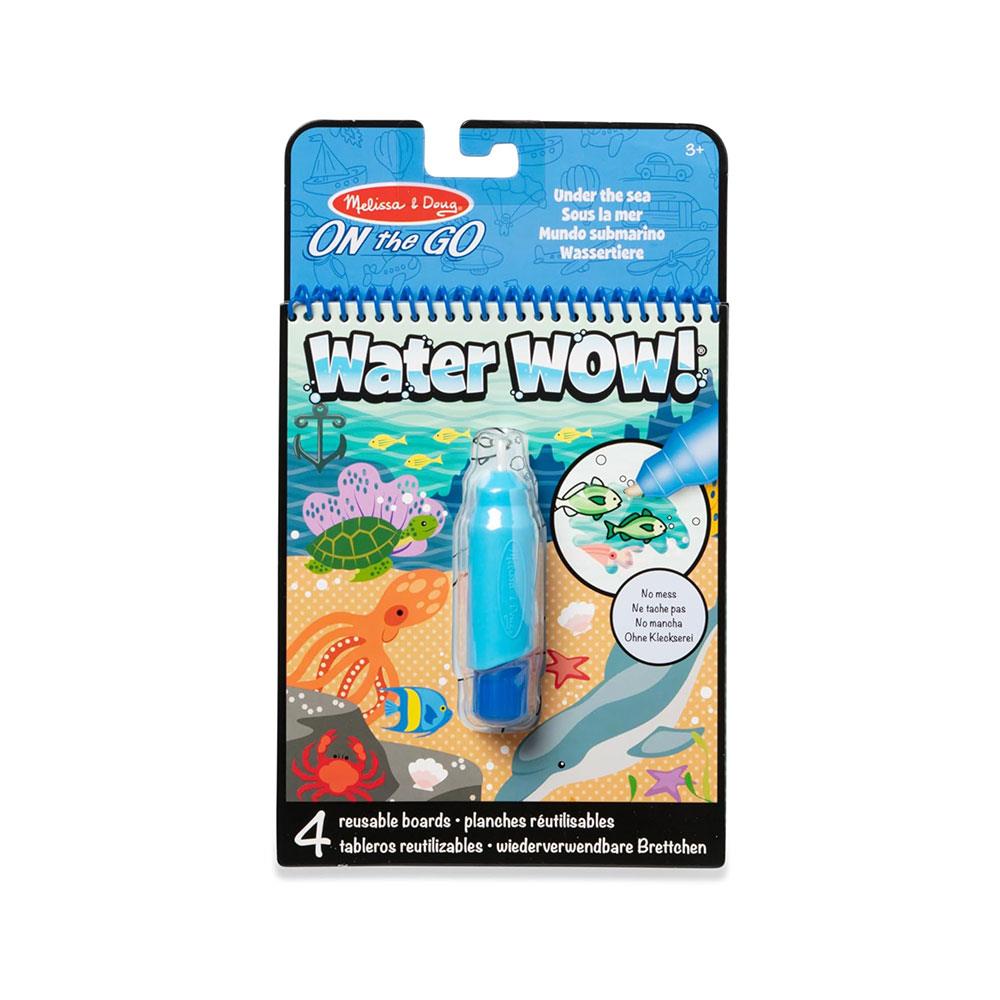 Melissa & Doug On the Go Water Wow! Under The Sea Water Reveal Pad - No Mess Painting For Kids! - Multicolour Main image