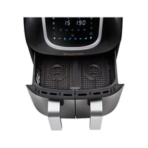 Russell Hobbs Satisfry Snappi Dual Basket Air Fryer 1800W 8.5 Litres - Black