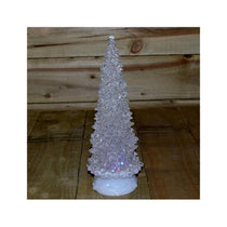 Premier Christmas Water Spinner Tree 30cm Battery Operated With Timer And Colour Changing LEDs