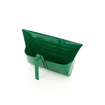 Leecroft Metal Hooded Dustpan Office Kitchen Home Car Floor Cleaning Sweeping - Green