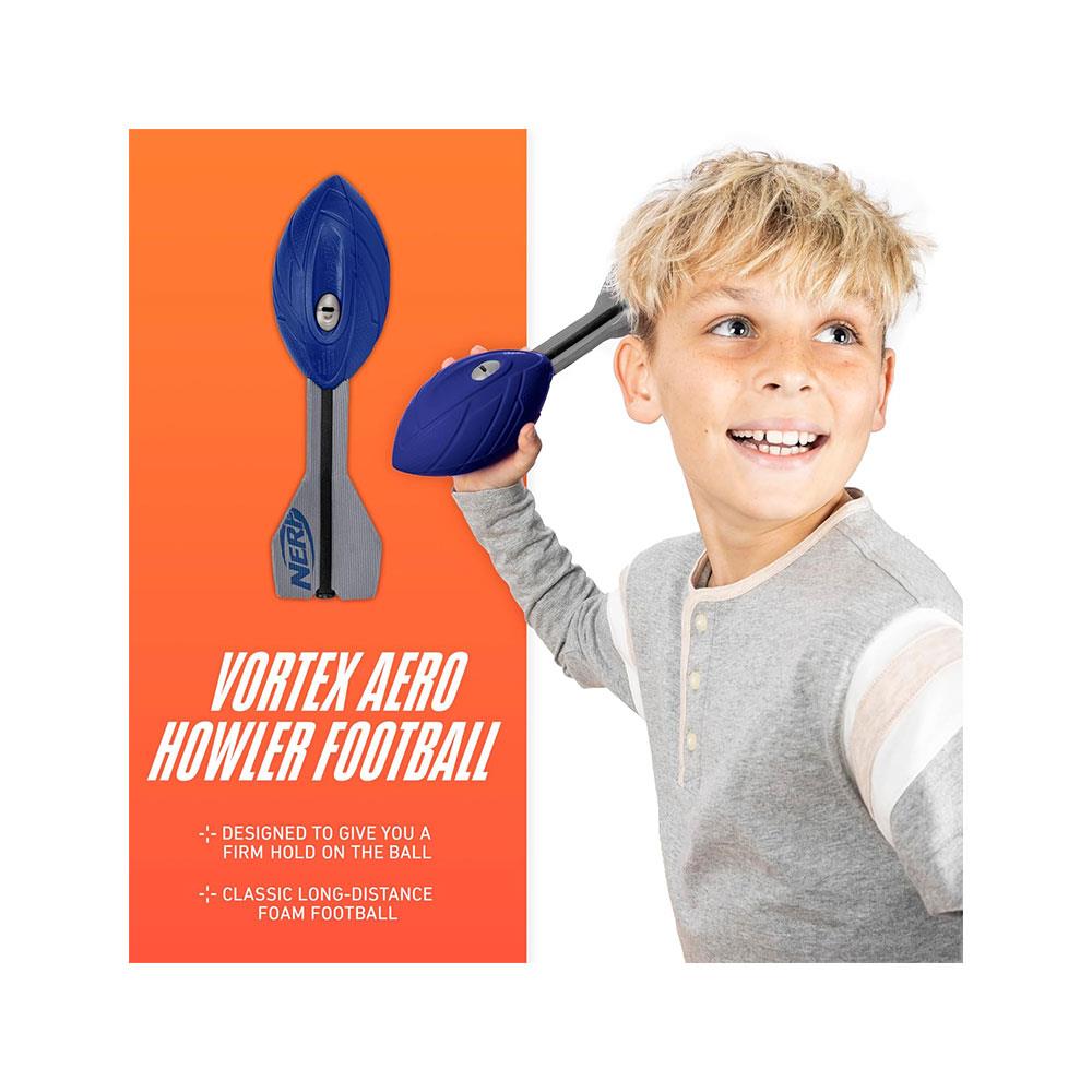 Nerf Vortex Aero Howler Foam Ball Indoor And Outdoor Fun - Blue Secondary image