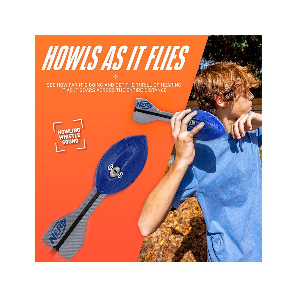 Nerf Vortex Aero Howler Foam Ball Indoor And Outdoor Fun - Blue