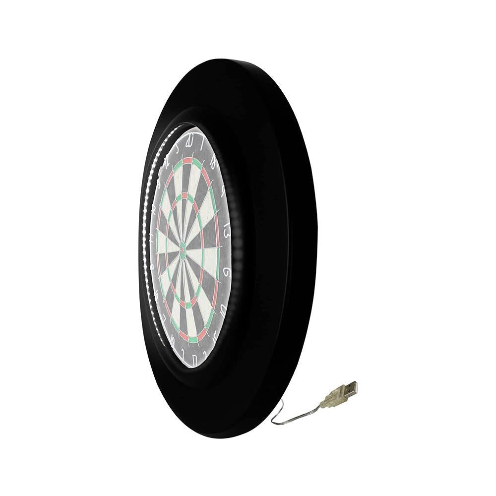 XQ Max LED Dartboard Surround Ring With Lighting - Black