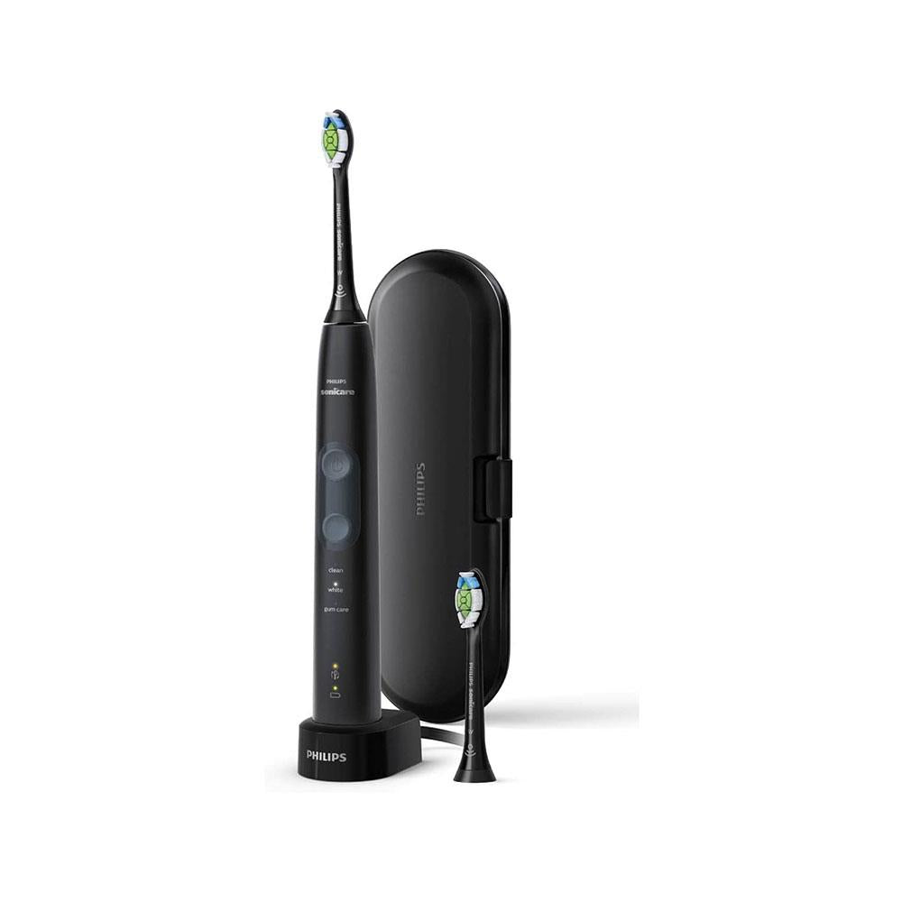 Philips Sonicare 5100 Protective Clean Sonic Electric Toothbrush With Travel Case 3 Cleaning Modes - Black