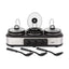 Tower Three Pot Slow Cooker With Independent Temperature Controls Stainless Steel 3 x 1.5 Litre - Black