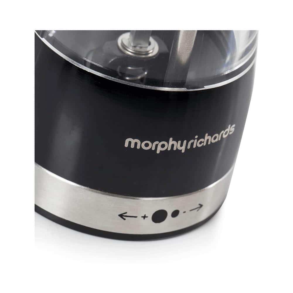 Morphy Richards Accents Electronic Salt And Pepper Mill Stainless Steel - Black Secondary image