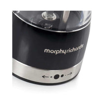 Morphy Richards Accents Electronic Salt And Pepper Mill Stainless Steel - Black